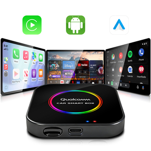 Boîtier AI Rhythm CarPlay Android Auto Qualcomm 6115 Octa-Core avec coque en verre, éclairage d'ambiance RGB, écran partagé, portable - Product Image 2
