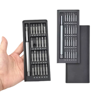 Set Obeng Multifungsi dari Paduan Aluminium, 24 in 1, Set Presisi untuk Perbaikan dan Pembongkaran Ponsel
