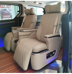 Asiento de Cuero de Lujo Modificado con Funciones de Aviación para Mercedes Vito Clase V W447 Hiace, Tapicería de Cuero Premium - Product Image 4