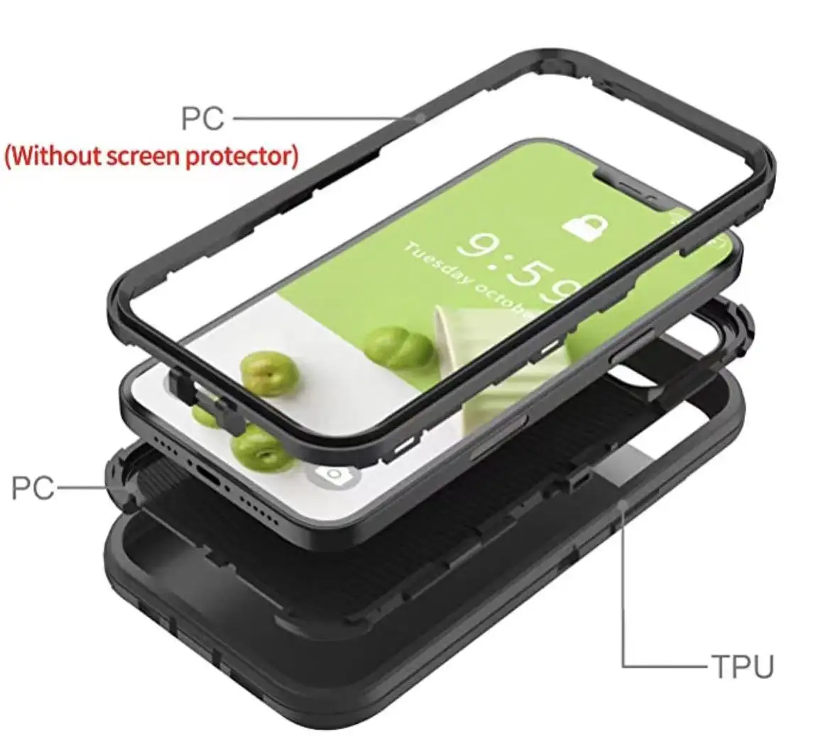 Defender Gürtel clip Holster Handy taschen für iPhone 14 Pro Max 14 13 Pro Stoß feste Handy hülle Abdeckung für Samsung S22 Ultra