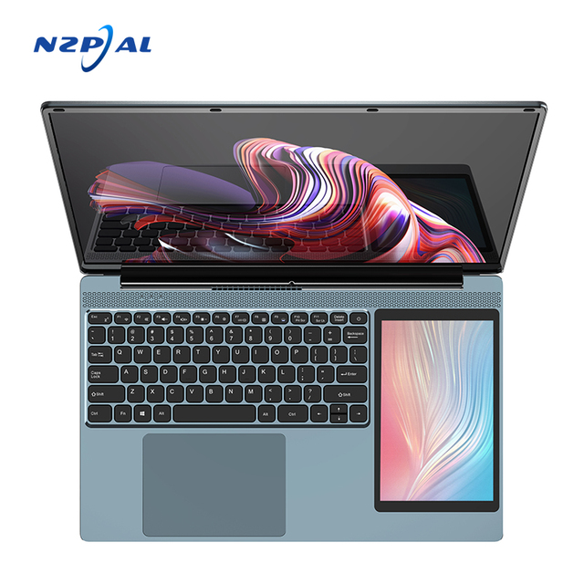 15.6 + 7 Inch Office Laptop 16GB RAM 128GB 256GB 512GB 1TB SSD Intel Celeron N5095 1920*1080 Portable PC Laptop Window 10 Laptop