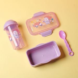 Bento Lunch Box Bouteille D'eau pour Enfants École <span class=keywords><strong>Maternelle</strong></span> Mini Collations Sandwich Boîtes Alimentaires pour Enfants Conteneurs De Stockage - Product Image 3