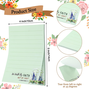 8 gói Christian hoa thiết kế dính tôn giáo kinh thánh câu trích dẫn notepads truyền cảm hứng nhỏ Kinh Thánh truyền cảm hứng ghi nhớ - Product Image 2