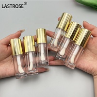 Tubes de brillant à lèvres ronds vides uniques de 6 ml avec capuchon doré – Contenants de brillant à lèvres en gros – Emballage de maquillage pour brillant à lèvres