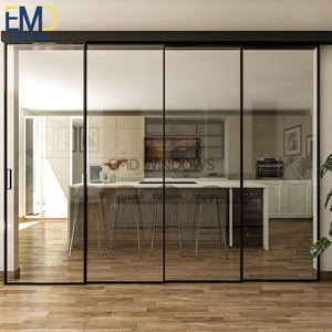 Porte coulissante intérieure avec design contemporain en verre dépoli - Product Image 5