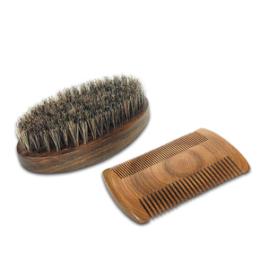 La migliore vendita 100% naturale medio morbido cinghiale spazzola per <span class=keywords><strong>barba</strong></span> con Logo personalizzato marrone scuro per la cura della <span class=keywords><strong>barba</strong></span> - Product Image 4
