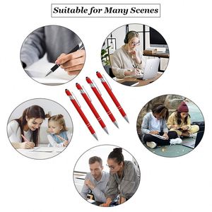 Stylo bille en métal personnalisable en gros, 50 pièces par boîte, forme classique, plusieurs couleurs, papeterie en plastique - Product Image 5