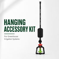 Kit d'aspiration anti-goutte pour micro-asperseurs suspendus avec tube de 40-100 cm pour l'irrigation des serres et des pépinières