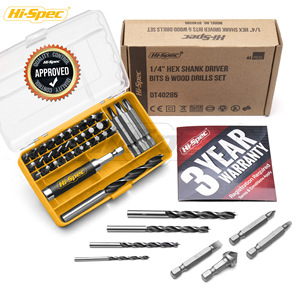 Drill & <b>Driver</b> Multi Bit <b>Set</b> 45 Piece S2 Steel Wood Metal Drilling Driving Bits - Product Image 5