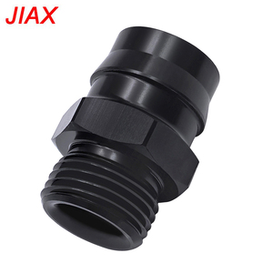 Adaptador de Conexión de Manguera de 3/4" x Rosca Macho 3/4-16, Aluminio 6061, Anodizado Negro, para Automoción, Marina, Plomería Industrial - Product Image 5