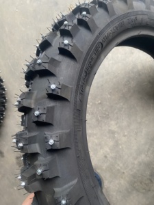 Neumático de Motocicleta GUMMY 140/80-18 90/90-21, Más Resistente en Nieve y <span class=keywords><strong>Hielo</strong></span>, <span class=keywords><strong>Neumáticos</strong></span> Exteriores <span class=keywords><strong>con</strong></span> <span class=keywords><strong>Clavos</strong></span> - Product Image 3