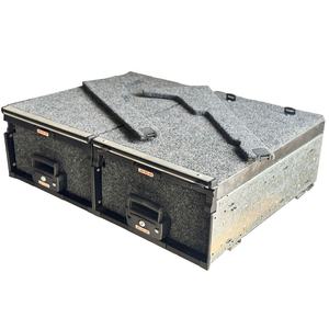 Tiroir arrière JL pour Jeep Wrangler, boîte de rangement latérale, système de tiroirs coulissants VRD4X4, tiroir de rangement de coffre 4x4 - Product Image 1