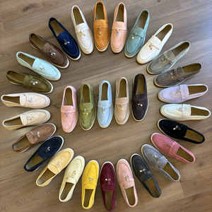 <span class=keywords><strong>Mocasines</strong></span> LP Originales de Alta Calidad para <span class=keywords><strong>Mujer</strong></span>, Talla Grande, Punta Redonda, Suela Plana, Transpirables, Cómodos, Estilo Old Money - Product Image 1