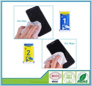 Kit de nettoyage d'écran de téléphone portable du fabricant – Lingettes désinfectantes pour éliminer la poussière et les traces de doigts - Product Image 5