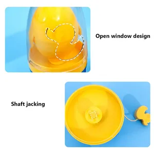 Batidor manual de yemas de huevo, mezclador giratorio para huevos dorados, herramienta para batir y remover, utensilio de cocina para hornear, accesorios de cocina - Product Image 4