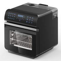 Forno Digitale a Vapore con Schermo Touch Smart da 10 Litri, Friggitrice ad Aria in Acciaio da 10,5L con Funzione Vapore