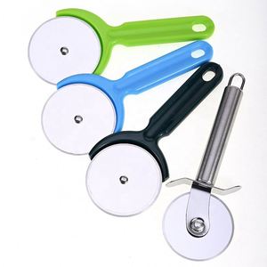 Couteau à pizza pliable multifonctionnel en acier inoxydable avec manche en bois, rouleau à pâtisserie, gadgets de cuisine pour la pâtisserie à domicile - Product Image 2