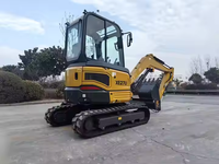 Mini-excavatrice sur chenilles XE27U prête à être expédiée, godet de 0,06 mètre cube, compatible avec plusieurs accessoires, prix avantageux, garantie d'un an