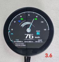 Penjualan langsung dari pabrik, kualitas baik dan harga murah layar TFT pendukung speedometer dapat Bus untuk bagian sepeda motor Trail