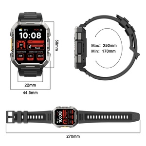 Blackview W60 Smartwatch ATS3085L 128Mb FLASH 61g 50*44.5*14.3mm 900mAh Battery 2.01 TFT <b>Heart</b> Rate Blood Oxygen Sensor VC30F - Product Image 4