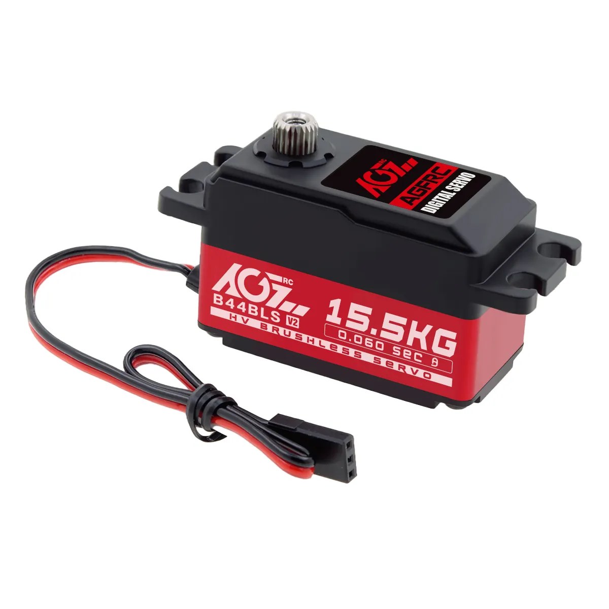 AGFrc 0.062sec High Speed 14.5 kg Titanium Gear 2BB Brushless Servo RC For 1/12 RC Cars Parts