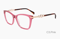 Montures optiques en acétate et métal de qualité supérieure pour lunettes, vente en gros