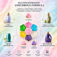 Capsules de lessive premium 10g x 100 unités, détergent en capsules, parfum longue durée, fabrication sous marque privée