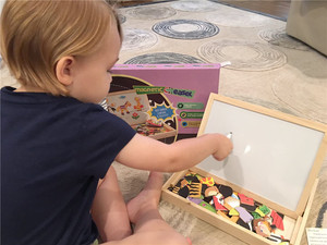 Nuovo Puzzle Educativo in Legno per Bambini, Gioco con Cavalletto Artistico e Animali - Product Image 4