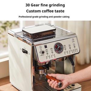 NUEVA Máquina de Café Espresso y Molinillo Automático para Hogar y Comercial con Vaporizador de Leche, Doble Bomba y Doble Caldera - Product Image 5