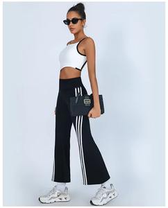 Femmes grande taille imprimé Gym Fitness porter taille élastique Yoga ensemble comprenant soutien-gorge et vêtements d'entraînement en vente - Product Image 5