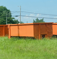 Autbound Industrial Roll off Dumpster 20 Yard Metal Garbage Container Paint Sprayed Surface 1 an de garantie pour une manipulation facile