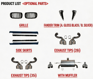 Kit de Carrocería Exterior Auron X5 F15 de Alta Calidad, Nuevo y Mejorado, Parachoques 2014-2018 X5M, Mejor Precio, Juego Completo de Parachoques al por Mayor - Product Image 4