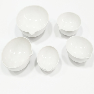 15ml 20ml 30ml 50ml phòng thí nghiệm sử dụng chất lượng cao màu trắng sứ gốm tường thấp crucible với nắp - Product Image 4