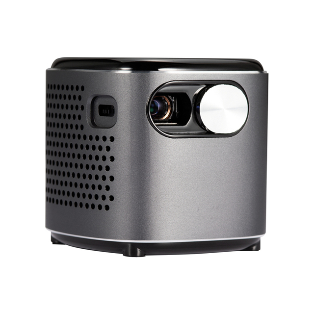 2026 OEM LED DLP Built-in Battery Short Throw WiFi Palm-sized Pico Smart Projector 1080P Android 70 ANSI Lumens for Home Theater