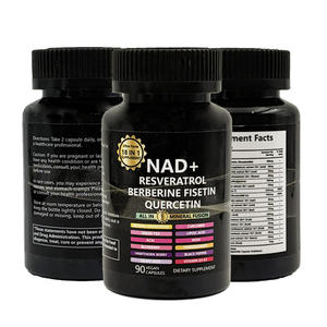 Suplementos de NAD+ de Marca Privada, Cápsulas de Nicotinamida Ribósido NAD+ con Resveratrol, Cápsulas de Vitamina B3 de 500 mg - Product Image 4