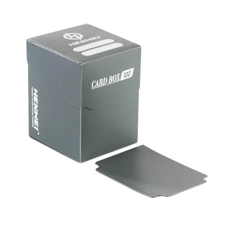 Hot Sell Flap Storage Game Cards Case Business Card Collection Box plastic Custom TCG Deck Box