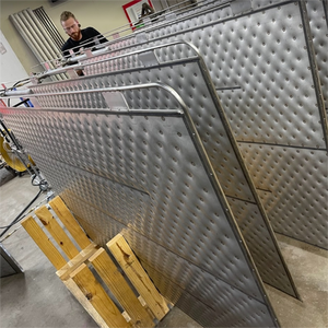 Condensor Kussenplaat Ammoniak Kussen Plaat Warmtewisselaar Verdamper Gebruikt In Het Onderwijs Gebied Vloeibare Koude Plaat - Product Image 4