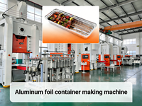 Ligne de production de conteneurs en aluminium LK-T63 de Chine, presse haute efficacité pour plateaux alimentaires à parois lisses