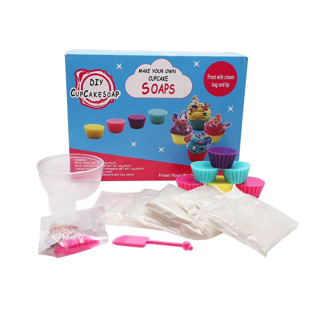 New Product DIY Educational Science Toy Hand Made DIY Kids Bath Soap Make Kit