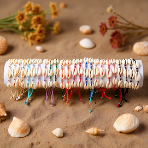 Conjunto de pulseras de cuentas de concha, 24 piezas, joyería de estilo bohemio multicolor para mujeres y niñas, regalo - Product Image 2