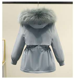 <span class=keywords><strong>M</strong></span>-3XL Winter Neuer Plüsch-Parka Daunen-Baumwolljacke Damen Koreanischer Kurzer Lockerer Mantel Baumwolljacke - Product Image 4