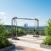 YG FITNESS YG-1012 Machine à Crossover de Qualité Supérieure, Machine à Câbles Réglable pour Salle de Sport