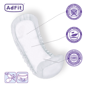 Coussinets de protection contre l'incontinence légère personnalisés AdFit Coussinets hygiéniques jetables pour femmes bon marché d'usine - Product Image 4