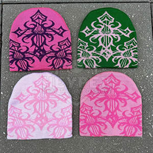 Premium Quality 100% <b>Wool</b> <b>Beanies</b> <b>Hat</b> Customized Size and Style Digital Printing Latest Design Wholesale - Product Image 4