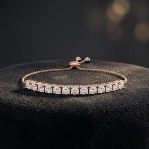 Bracelet pour homme AADIHI JEWELS en or jaune plaqué rhodium avec diamants de laboratoire taille brillant certifiés IGI – Luxe, classique, pour tous les jours - Product Image 2