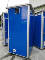 Chine Single Unite Chantier Mobile Extérieur Mobile Portable WC Toilettes Cabine à vendre