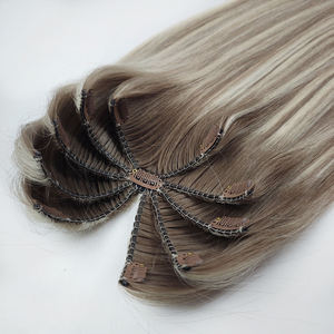 Extensiones de Cabello Humano con Clip Invisible Tipo Octopus de un Solo Donante, 100% Cabello Humano Virgen con Cutícula Alineada - Product Image 3