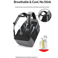 Sac à dos en nylon léger haute densité personnalisé, directement de l'usine, avec port USB, grande capacité, pour ordinateur portable professionnel