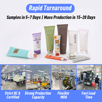Tubo de bálsamo labial recargable de 30g con brillo, personalizado, con impresión OEM, tipo Twist-Up, para leche corporal, crema de manos, protector solar, loción, tubo exprimible.