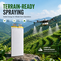 Baterai Drone Lithium Polymer 3.7v 12500mAh Baterai Isi Ulang untuk Drone Pertanian/UAV